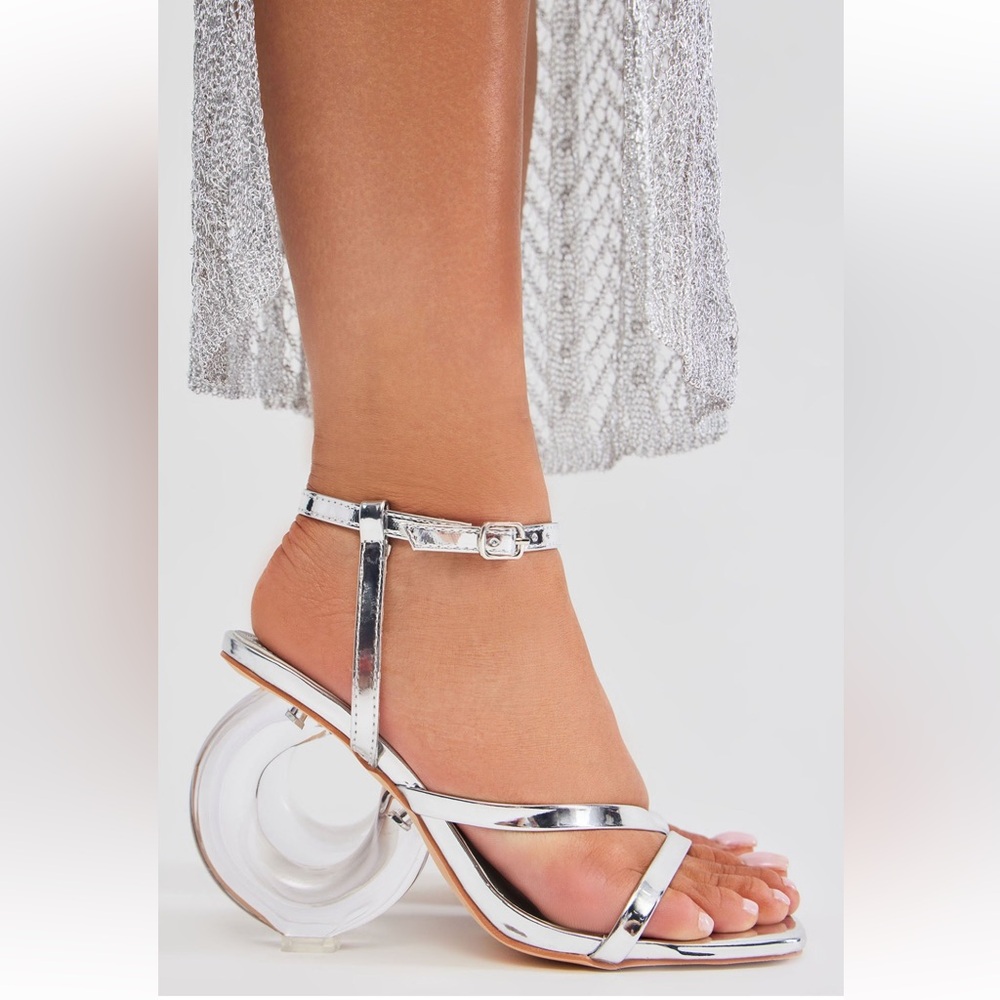 Elegant Silver heels